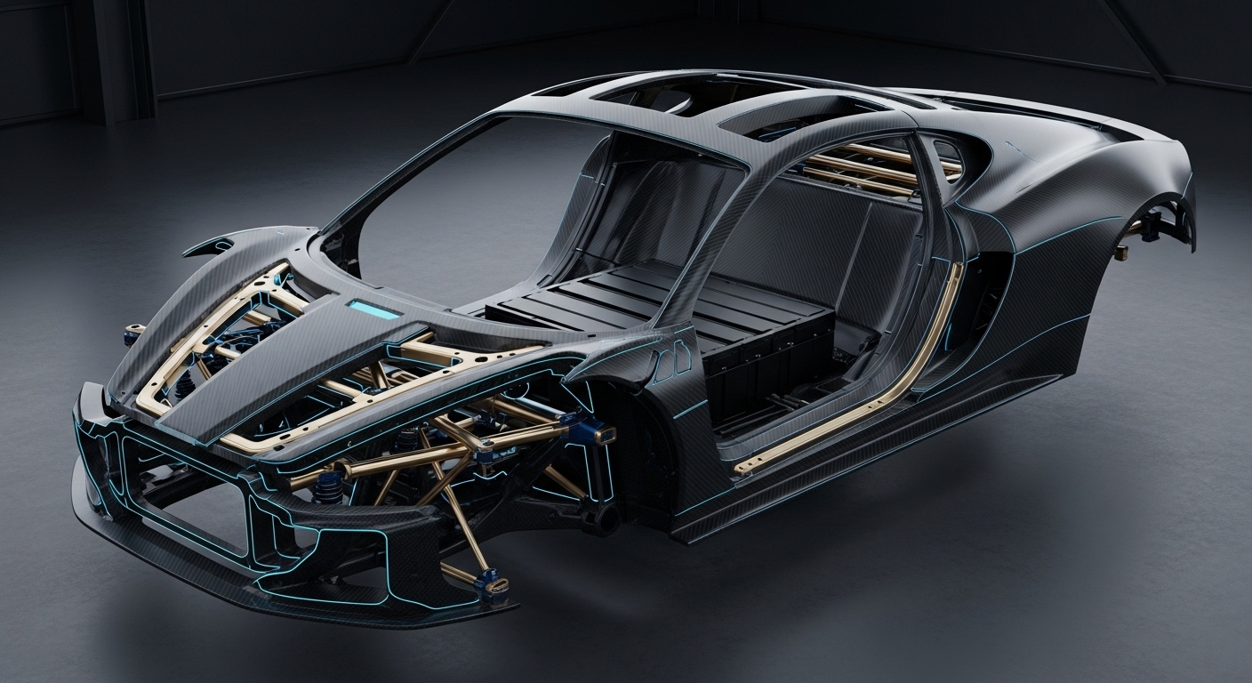 Carbon-Titanium Weave Chassis